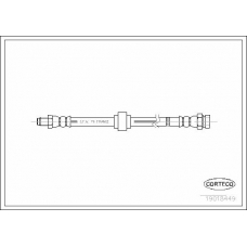 19018449 CORTECO Тормозной шланг