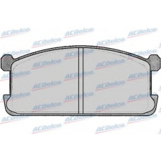 AC058254D AC Delco Комплект тормозных колодок, дисковый тормоз