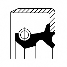 19033799B CORTECO Уплотняющее кольцо, ступенчатая коробка передач; у