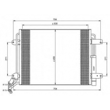 35848 NRF Конденсатор, кондиционер