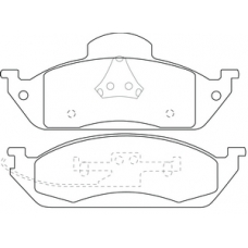 PN-0116 JNBK Колодки тормозные