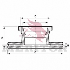 MBR5092 MERITOR Тормозной диск