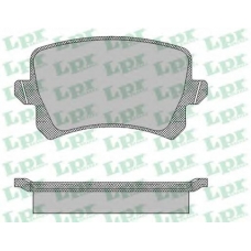 05P1390 LPR Комплект тормозных колодок, дисковый тормоз