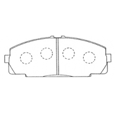 PN-1237 JNBK Колодки тормозные