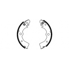 8DB 355 001-411 HELLA Комплект тормозных колодок