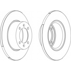 DDF056-1 FERODO Тормозной диск