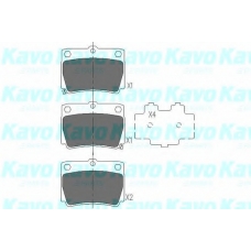 KBP-5512 KAVO PARTS Комплект тормозных колодок, дисковый тормоз