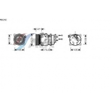 PEK242 AVA Компрессор, кондиционер