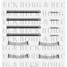 BBK1475 BORG & BECK Комплектующие, колодки дискового тормоза