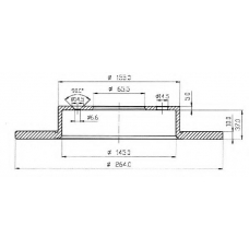 BSF4816 QUINTON HAZELL Тормозной диск