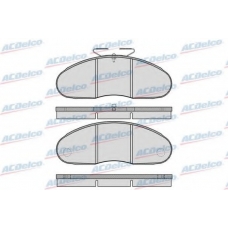 AC058414D AC Delco Комплект тормозных колодок, дисковый тормоз