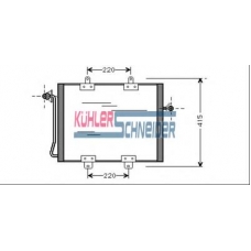 0922101 KUHLER SCHNEIDER Конденсатор, кондиционер