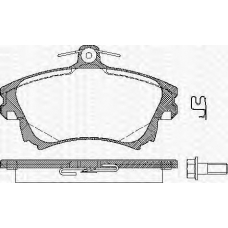 8110 27005 TRISCAN Комплект тормозных колодок, дисковый тормоз