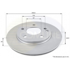 ADC1605V COMLINE Тормозной диск