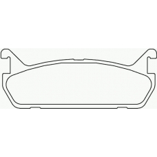 MDB1414 MINTEX Комплект тормозных колодок, дисковый тормоз