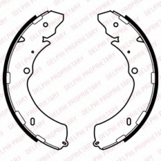 LS2063 DELPHI Комплект тормозных колодок