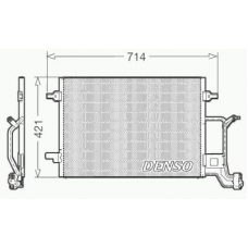 DCN32019 DENSO Конденсатор, кондиционер