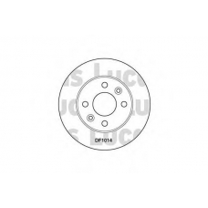DF1014 TRW Тормозной диск