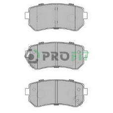 5000-1956 C PROFIT Комплект тормозных колодок, дисковый тормоз