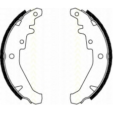 8100 15026 TRISCAN Комплект тормозных колодок