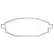 PL-0665 JNBK Колодки тормозные