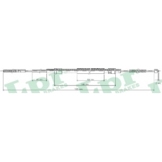 C0303B LPR Трос, стояночная тормозная система