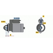 0 001 108 156 BOSCH Стартер