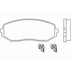 P 79 018 BREMBO Колодки тормозные передние 