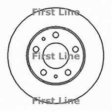 FBD859 FIRST LINE Тормозной диск