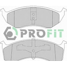 5000-1098 PROFIT Комплект тормозных колодок, дисковый тормоз