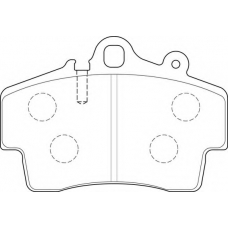 WBP21937A WAGNER LOCKHEED Комплект тормозных колодок, дисковый тормоз