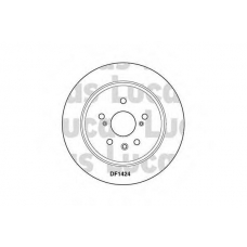 DF1424 TRW Тормозной диск