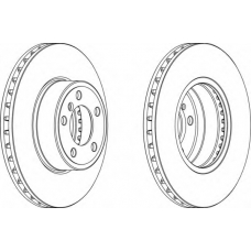 DDF1243C FERODO Тормозной диск