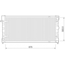 350213272000 MAGNETI MARELLI Радиатор, охлаждение двигателя