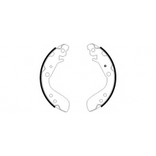 8DB 355 002-651 HELLA Комплект тормозных колодок