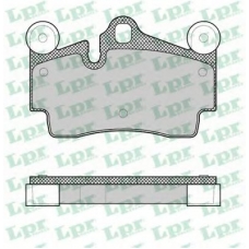 05P1362 LPR Комплект тормозных колодок, дисковый тормоз
