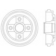 61239 PAGID Тормозной барабан
