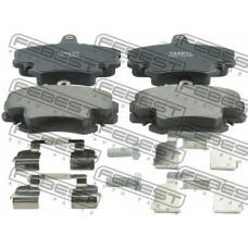 2401-LOGF FEBEST Комплект тормозных колодок, дисковый тормоз