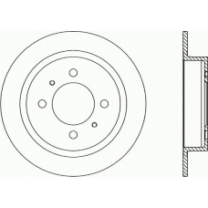 BDR1396.10 OPEN PARTS Тормозной диск
