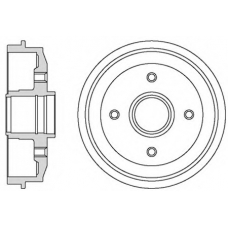 VBD629 MOTAQUIP Тормозной барабан