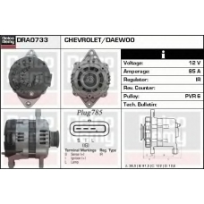 DRA0733 DELCO REMY Генератор