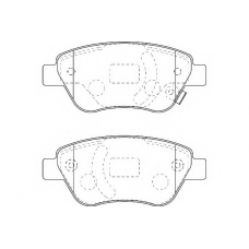 WBP23982A WAGNER LOCKHEED Комплект тормозных колодок, дисковый тормоз