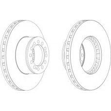 FCR181A FERODO Тормозной диск