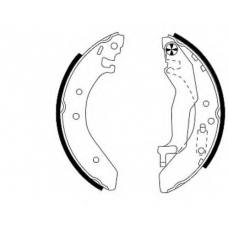 MSK150 MINTEX Комплект тормозных колодок