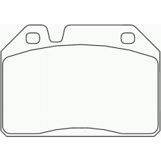 MDB1023 MINTEX Комплект тормозных колодок, дисковый тормоз