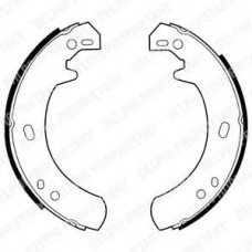 LSG1629 DELPHI Комплект тормозных колодок