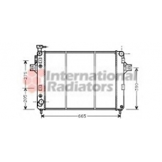 21002017 VAN WEZEL Радиатор, охлаждение двигателя