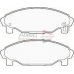ADB3457 COMLINE Комплект тормозных колодок, дисковый тормоз