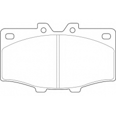 WBP20852A WAGNER LOCKHEED Комплект тормозных колодок, дисковый тормоз