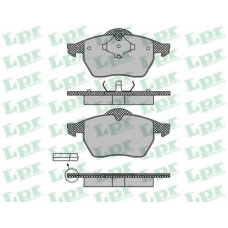 05P639 LPR Комплект тормозных колодок, дисковый тормоз
